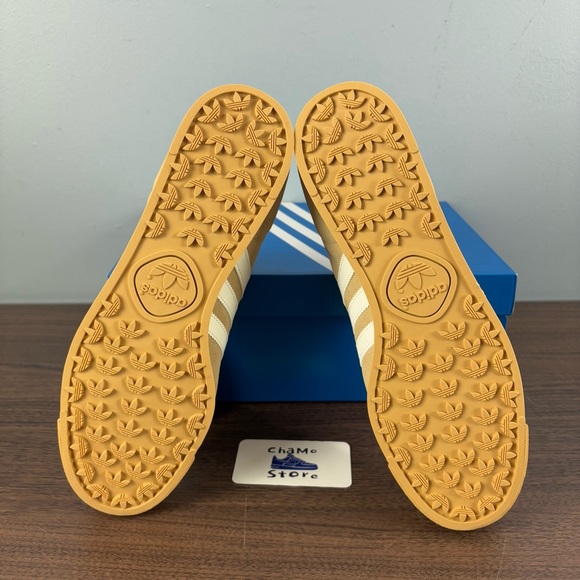 Adidas Originals Samoa Brown Beige White Athletic Sneakers JH9050 Men's Size - Picture 7 of 10